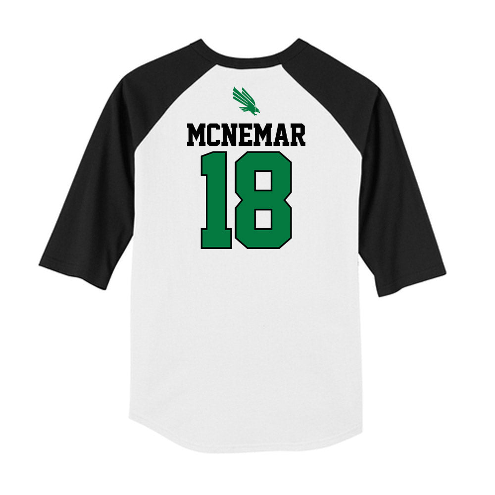 North Texas - NCAA Softball : Riley McNemar - USA Raglan Shirt-1