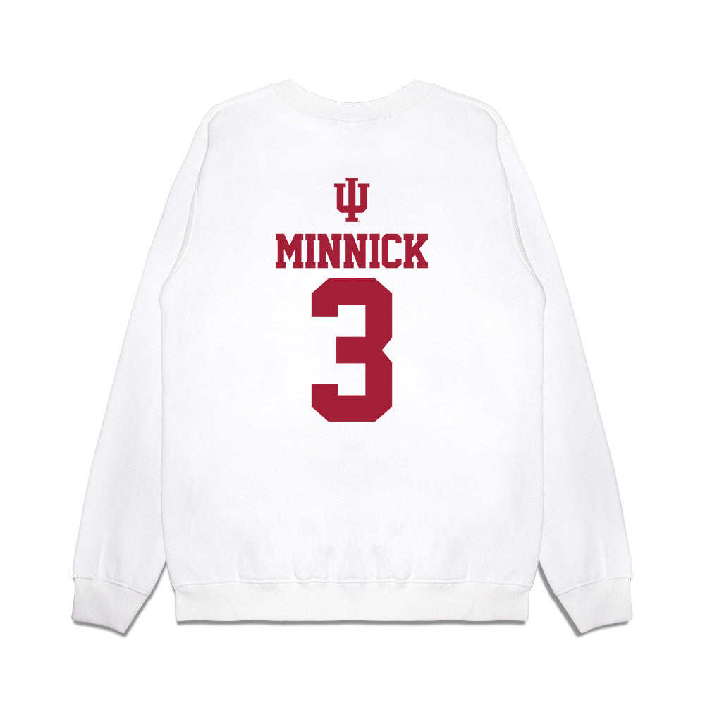 Indiana - NCAA Softball : Taylor Minnick - USA Premium Crewneck Sweatshirt-1