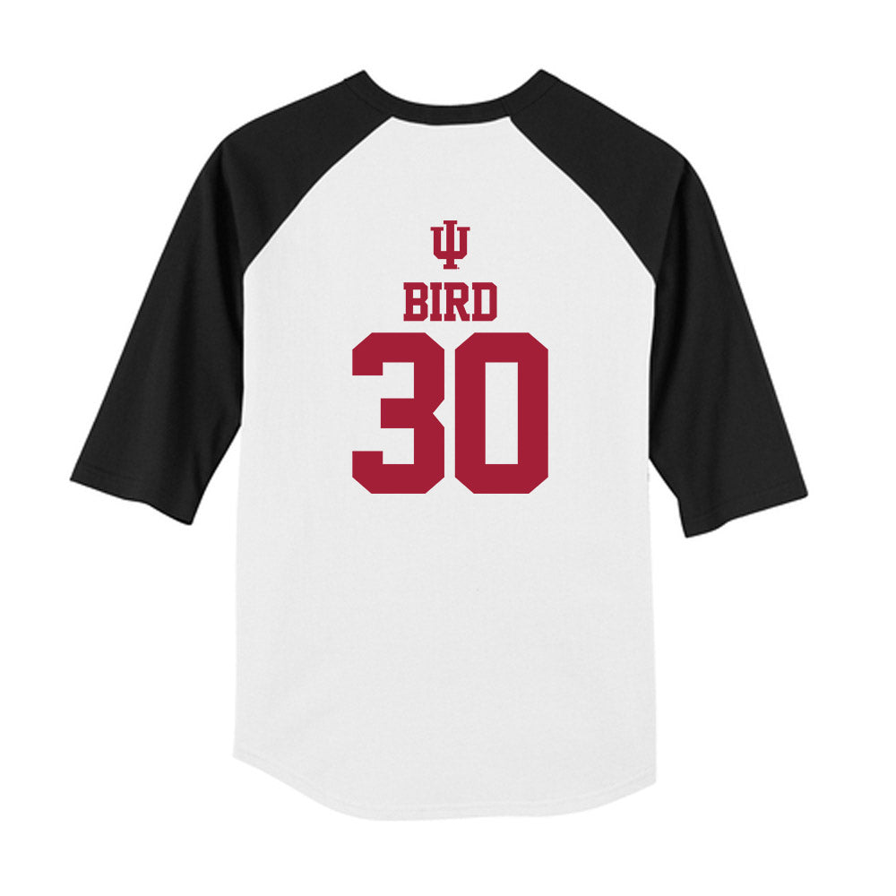 Indiana - NCAA Softball : Josie Bird - USA Youth Raglan T-Shirt-1