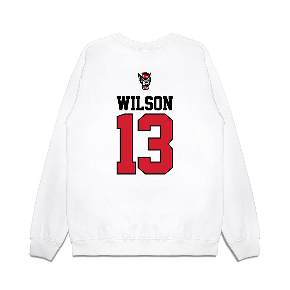 NC State - NCAA Softball : Gabi Wilson - Premium Crewneck Sweatshirt-1