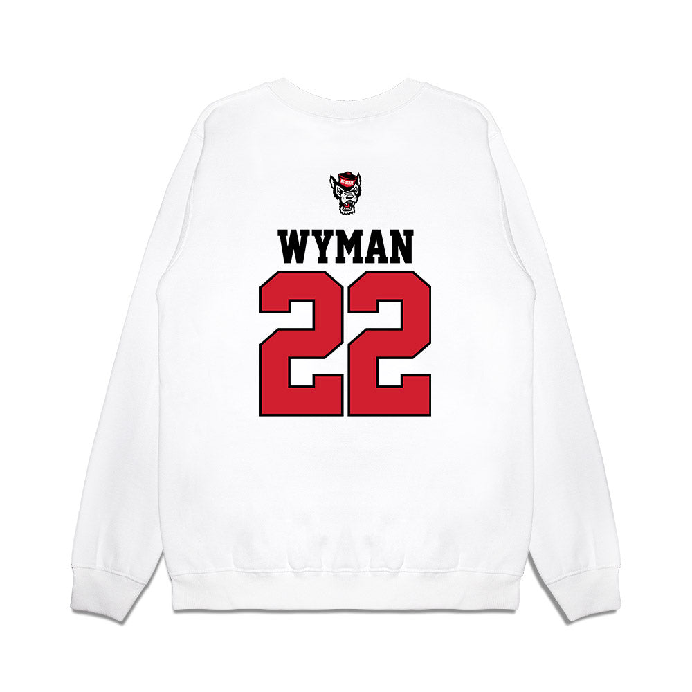 NC State - NCAA Softball : Rylee Wyman - Premium Crewneck Sweatshirt-1