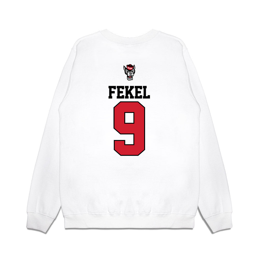 NC State - NCAA Softball : Kayla Fekel - Premium Crewneck Sweatshirt-1