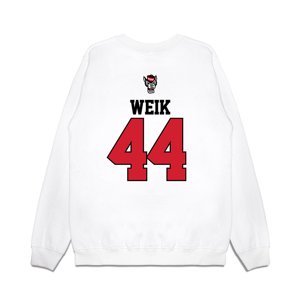 NC State - NCAA Softball : Kendall Weik - Premium Crewneck Sweatshirt-1