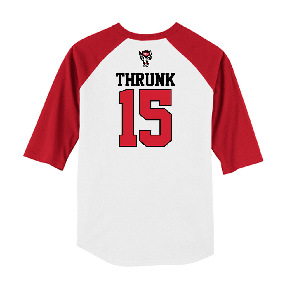 NC State - NCAA Softball : Teagan Thrunk - Raglan Shirt-1