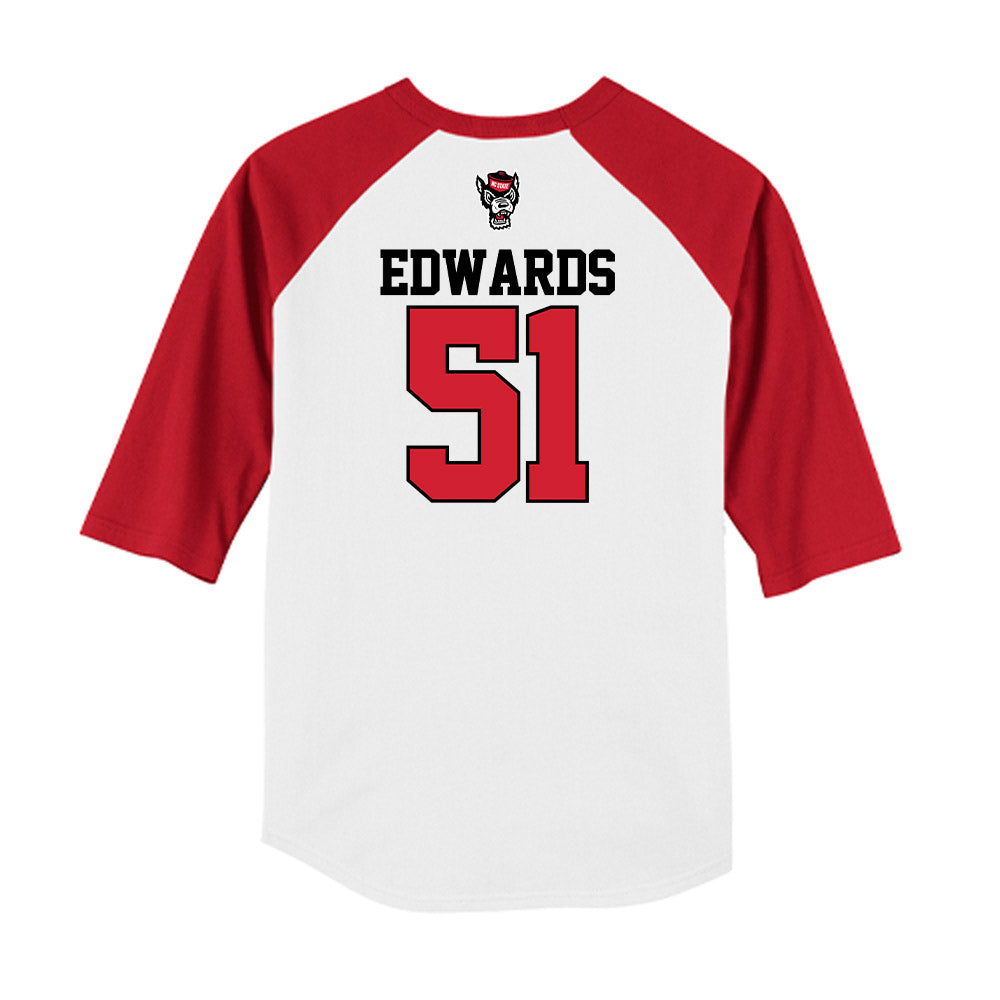NC State - NCAA Softball : Bailey Edwards - Raglan Shirt-1