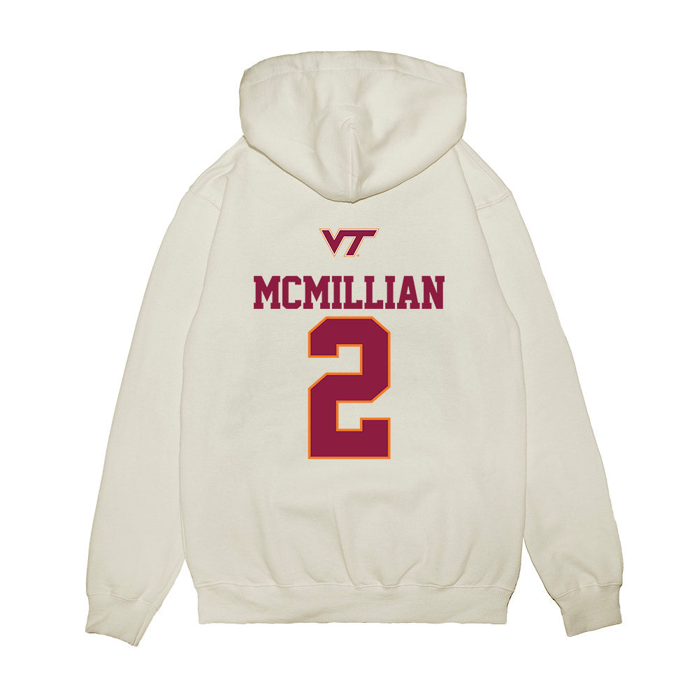 Virginia Tech - NCAA Softball : Cori McMillian - USA Premium Hooded Sweatshirt-1