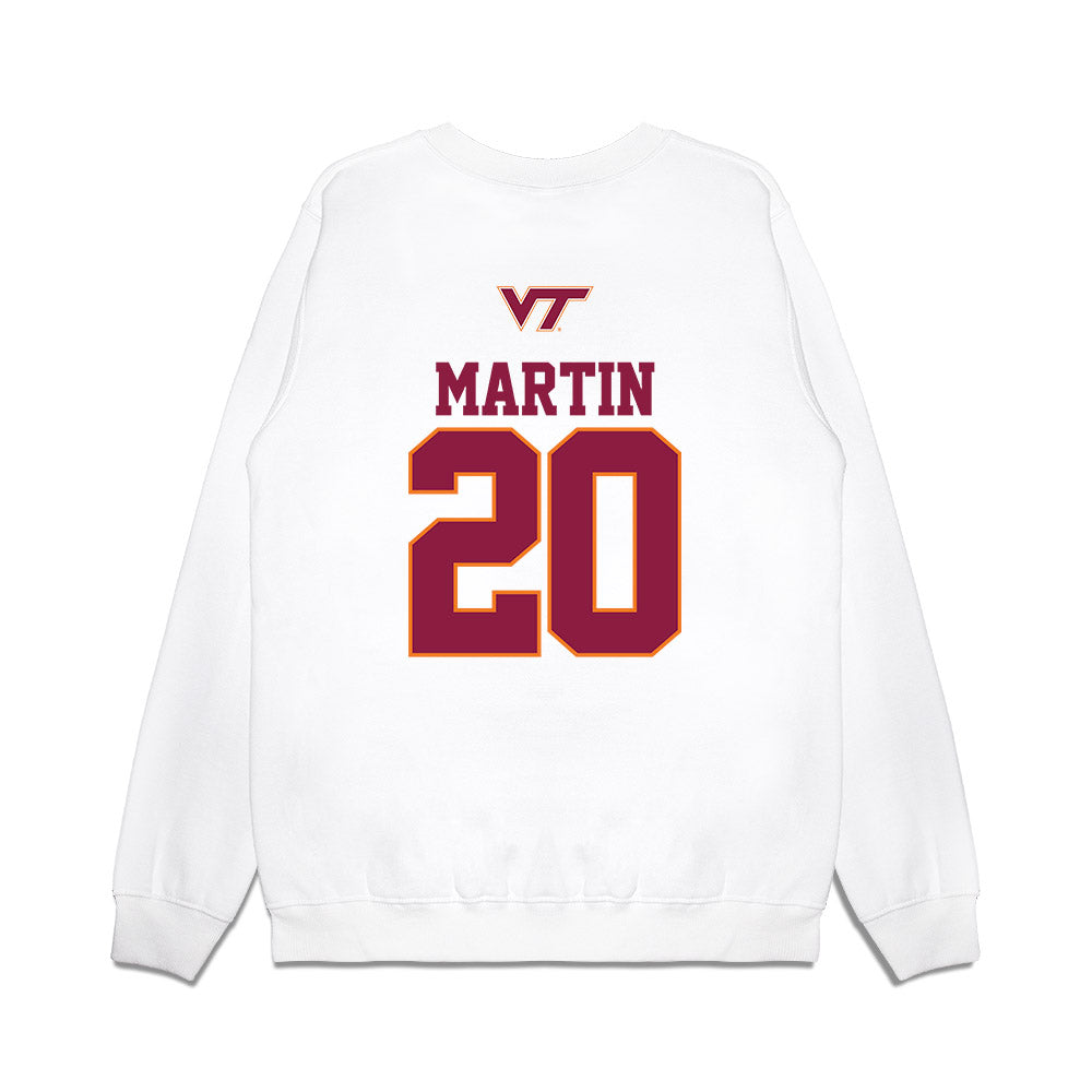 Virginia Tech - NCAA Softball : Trinity Martin - USA Premium Crewneck Sweatshirt-1