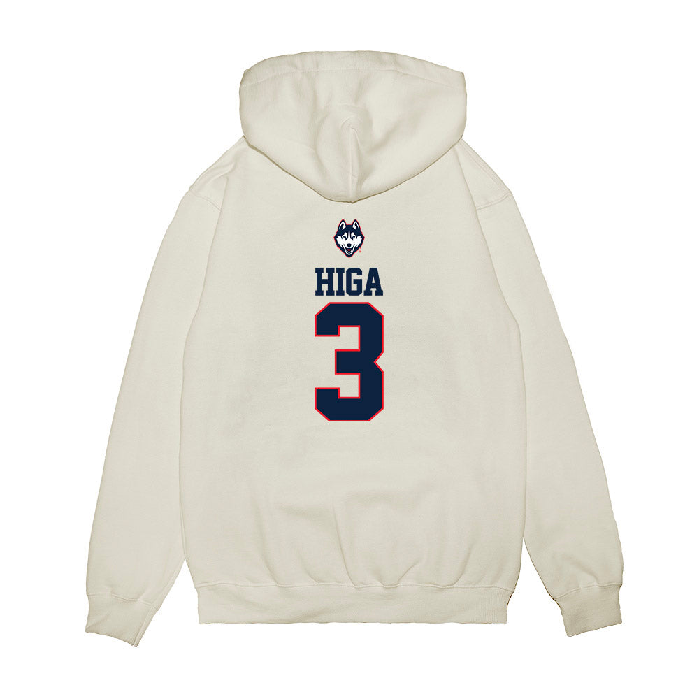 UConn - NCAA Softball : Kaiea Higa - USA Premium Hooded Sweatshirt-1