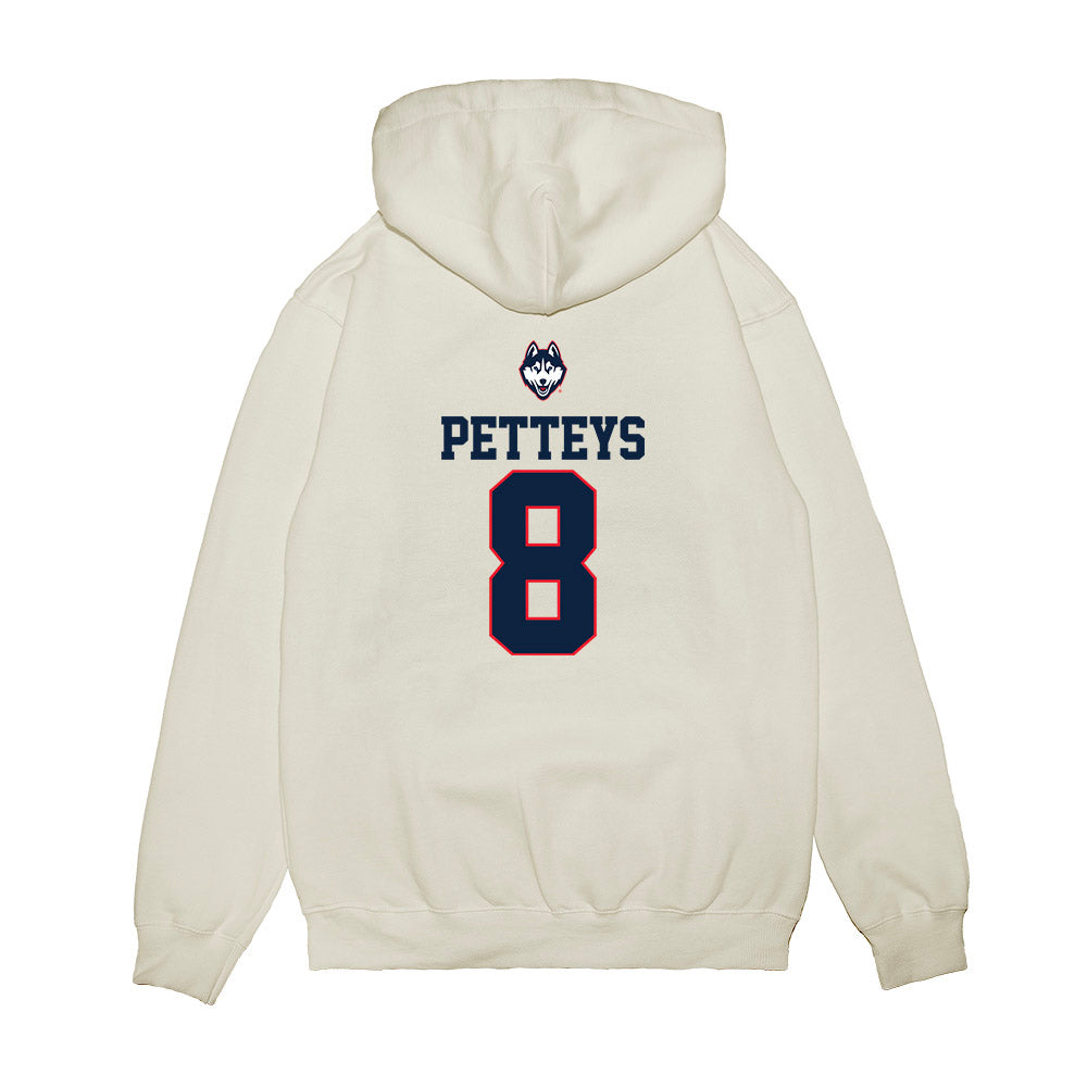 UConn - NCAA Softball : Cat Petteys - USA Premium Hooded Sweatshirt-1
