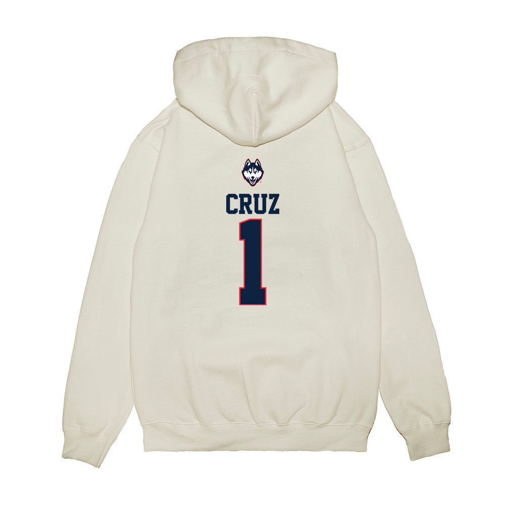 UConn - NCAA Softball : Bella Cruz - USA Premium Hooded Sweatshirt-1