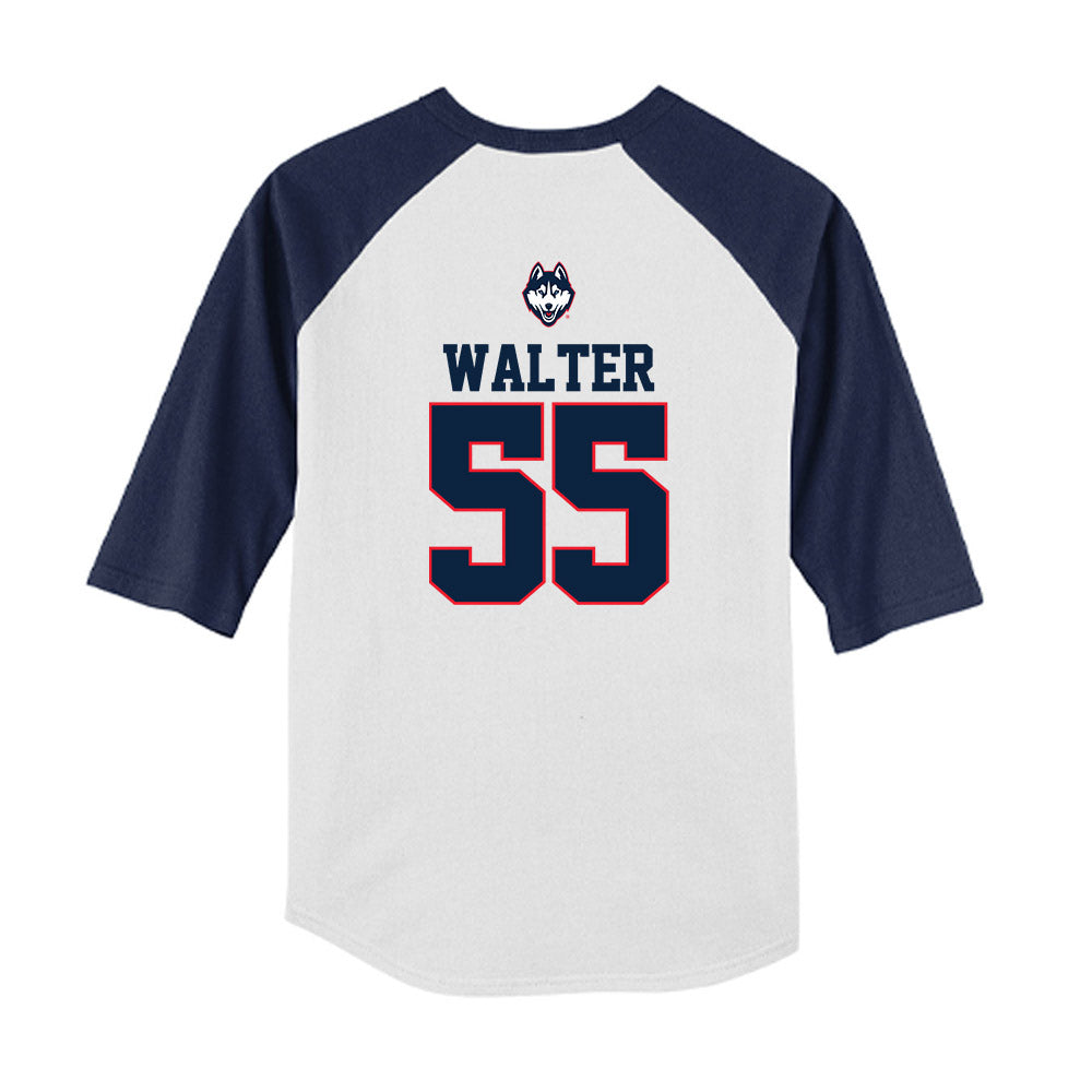 UConn - NCAA Softball : Jessica Walter - USA Youth Raglan T-Shirt-1