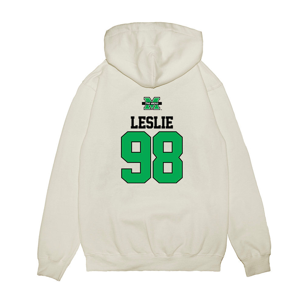 Marshall - NCAA Softball : Diamond Leslie - USA Premium Hooded Sweatshirt-1