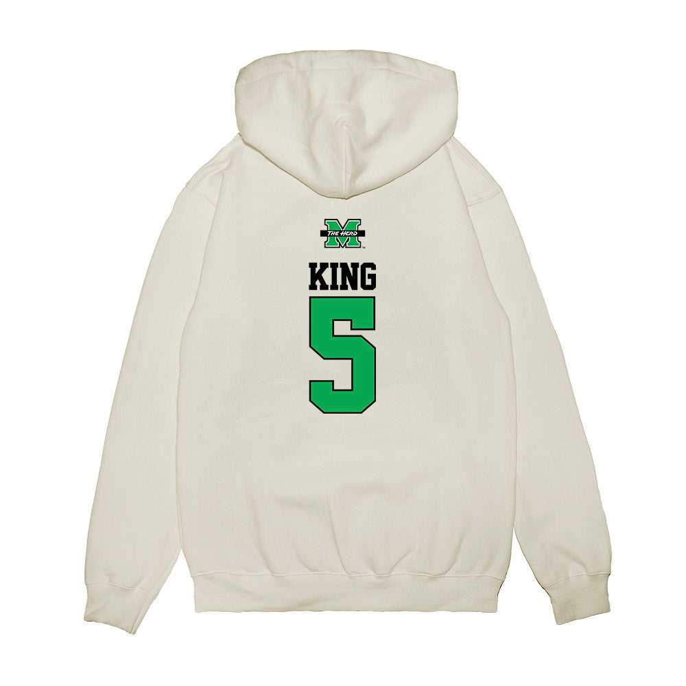 Marshall - NCAA Softball : Jules King - USA Premium Hooded Sweatshirt-1