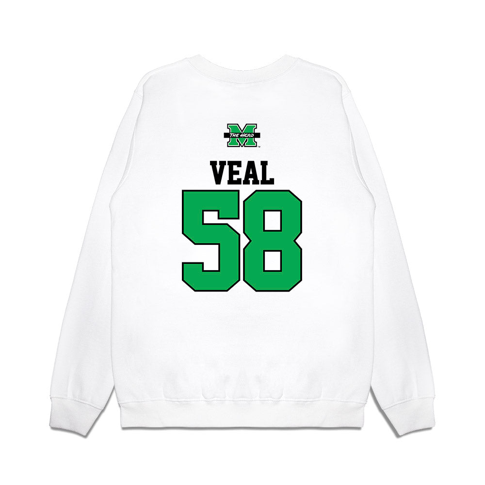Marshall - NCAA Softball : Maddie Veal - USA Premium Crewneck Sweatshirt-1