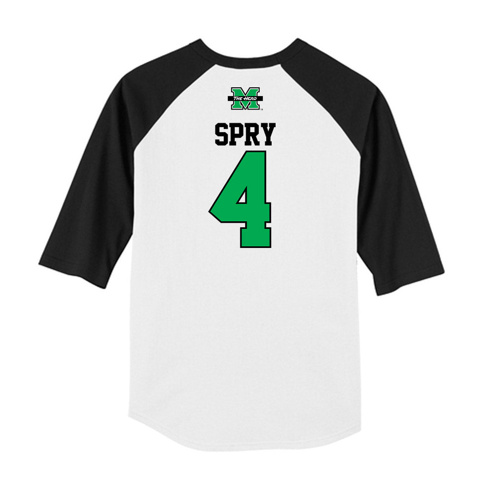 Marshall - NCAA Softball : Kate Spry - USA Raglan Shirt-1