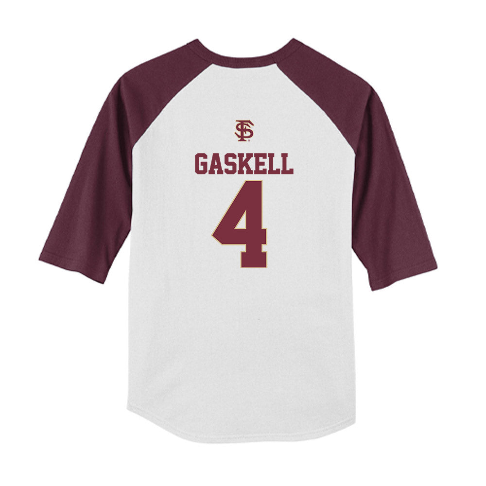 FSU - NCAA Softball : Marlee Gaskell - USA Youth Raglan T-Shirt-1