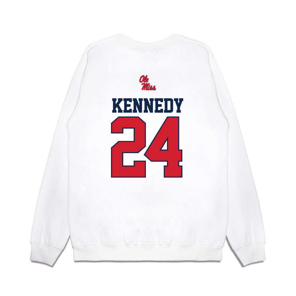 Ole Miss - NCAA Softball : Payton Kennedy - USA Premium Crewneck Sweatshirt-1