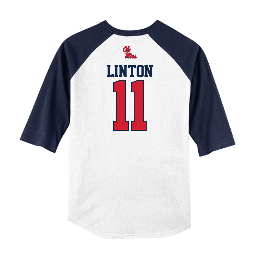 Ole Miss - NCAA Softball : Addi Linton - USA Raglan Shirt-1