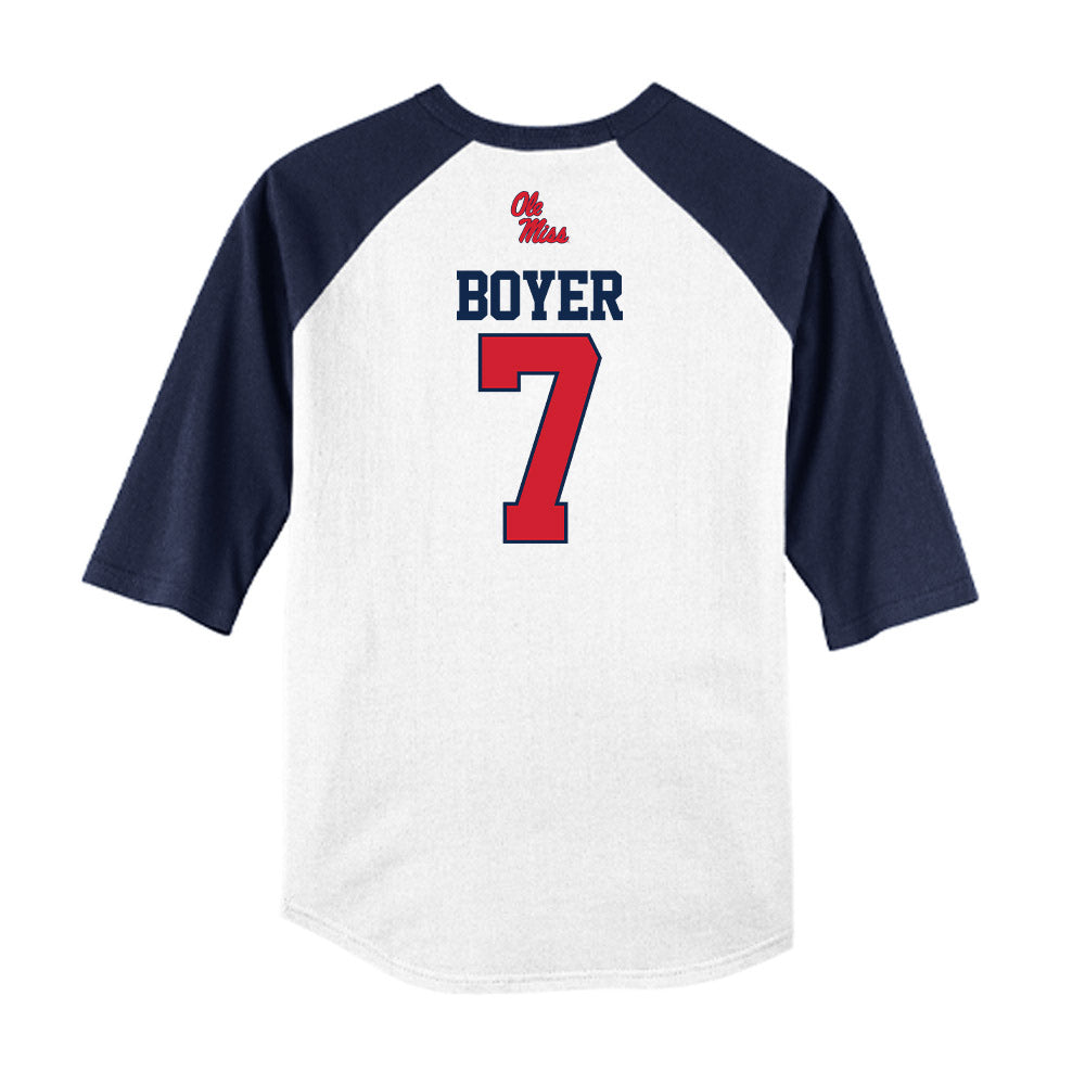 Ole Miss - NCAA Softball : Emilee Boyer - USA Raglan Shirt-1