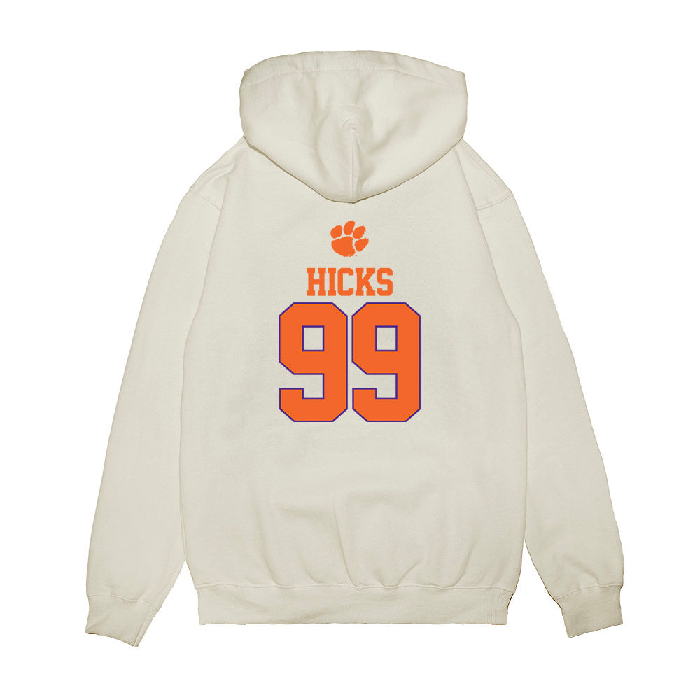 Clemson - NCAA Softball : Corri Hicks - USA Premium Hooded Sweatshirt-1