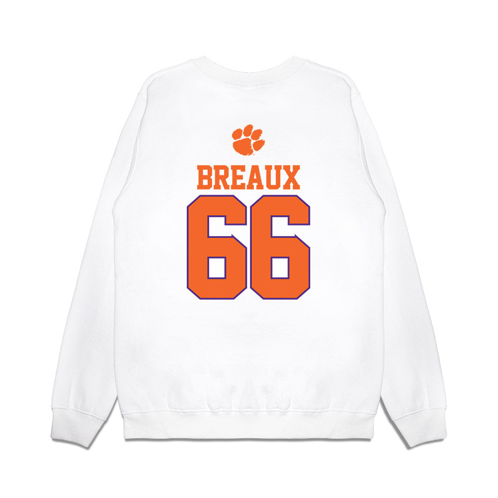 Clemson - NCAA Softball : Sarah Breaux - USA Premium Crewneck Sweatshirt-1
