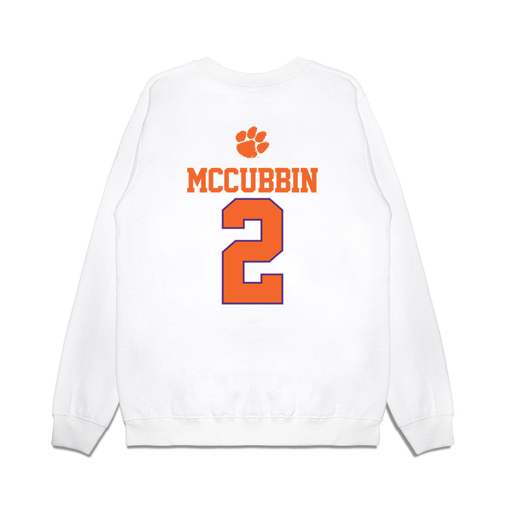 Clemson - NCAA Softball : Brooke McCubbin - USA Premium Crewneck Sweatshirt-1