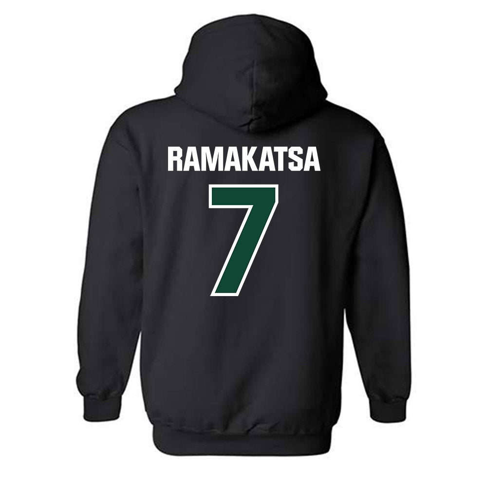 Cal Poly - NCAA Men's Soccer : Bakuena Ramakatsa - Classic Shersey Hooded Sweatshirt-1