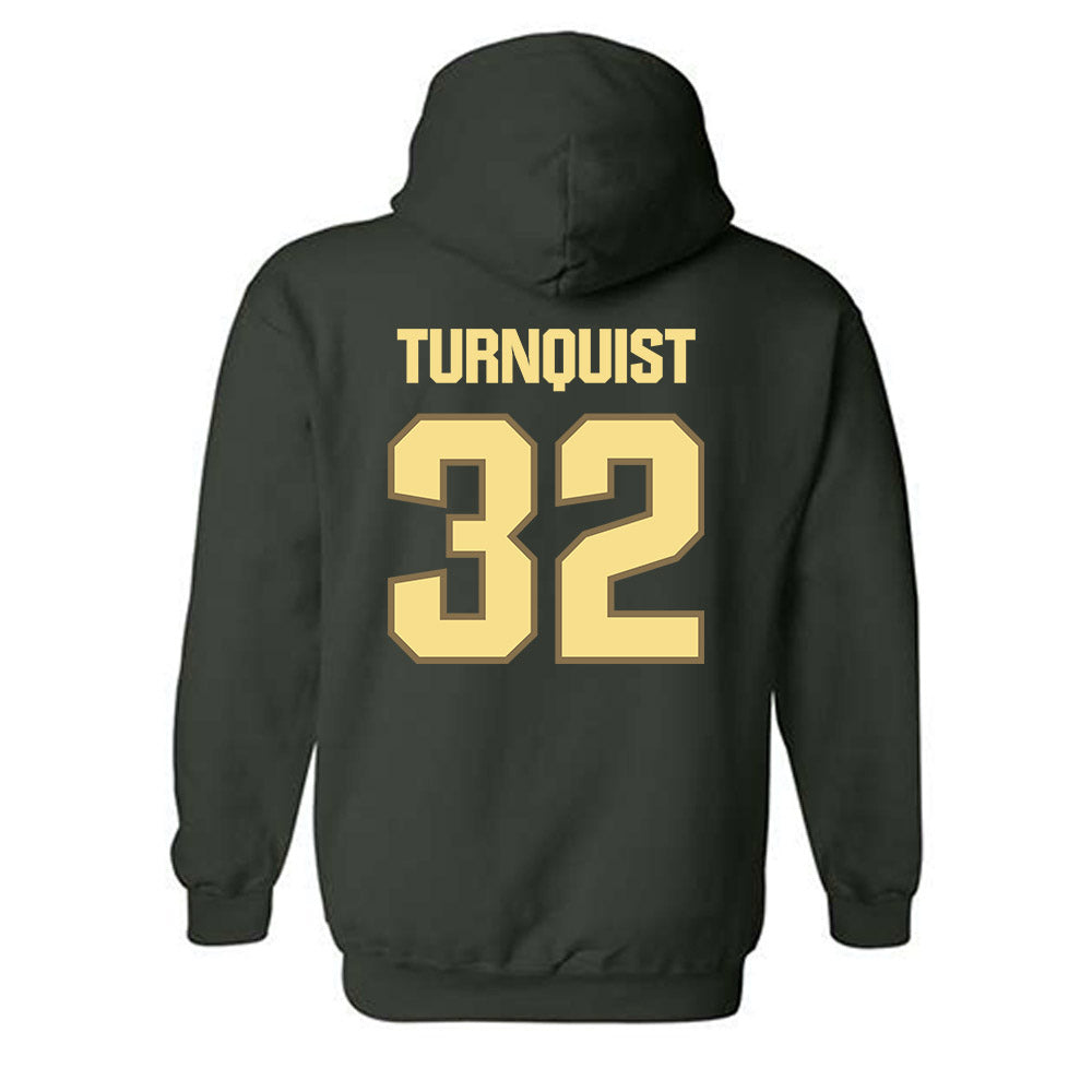 Cal Poly - NCAA Baseball : Carson Turnquist - Classic Shersey Hooded Sweatshirt-1