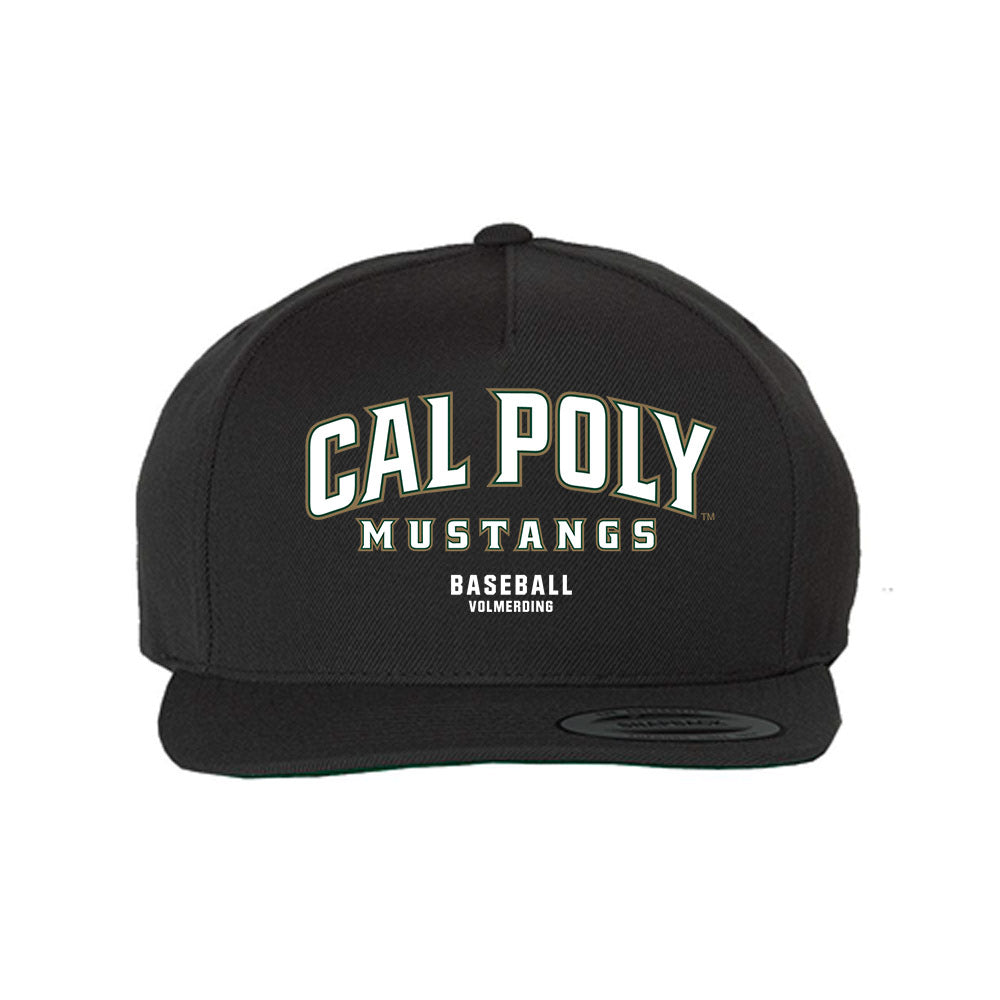 Cal Poly - NCAA Baseball : Josh Volmerding - Snapback Hat-0