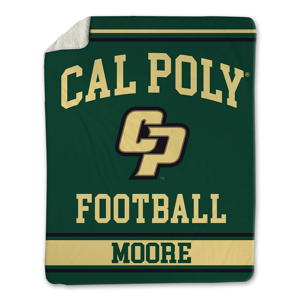 Cal Poly - NCAA Football : Spencer Moore - Blanket-0