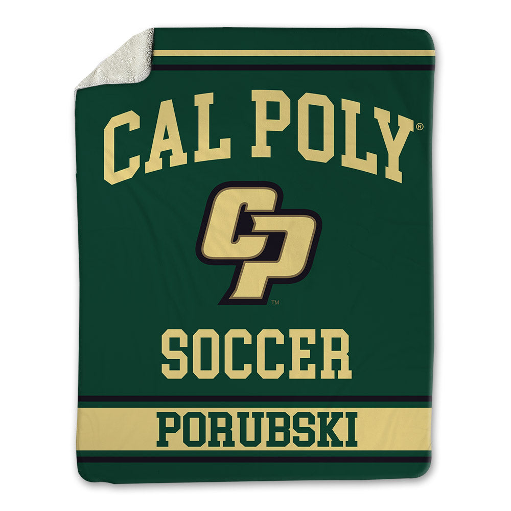 Cal Poly - NCAA Women's Soccer : Shannon Porubski - Blanket-0