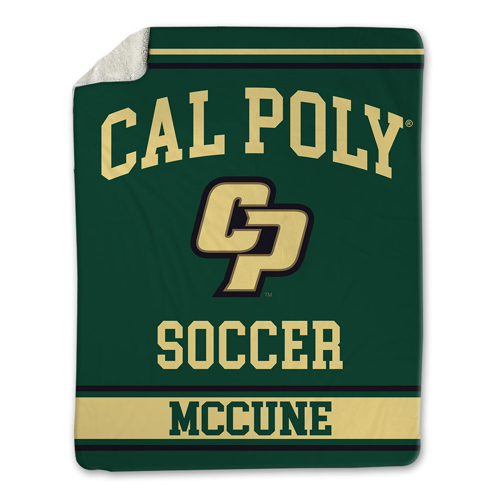Cal Poly - NCAA Men's Soccer : Nicky Mccune - Blanket-0