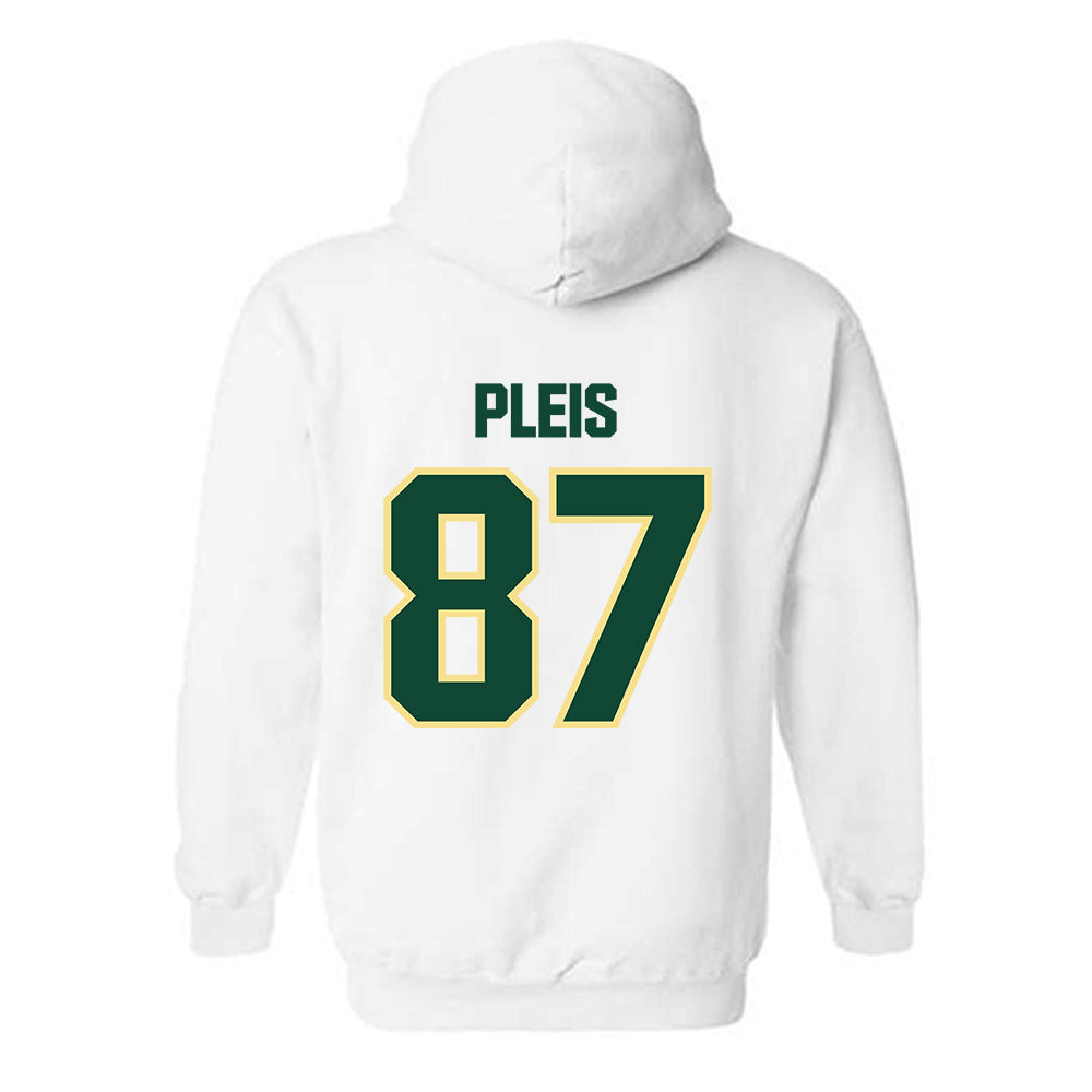 Cal Poly - NCAA Football : Kaleb Pleis - Classic Shersey Hooded Sweatshirt-1