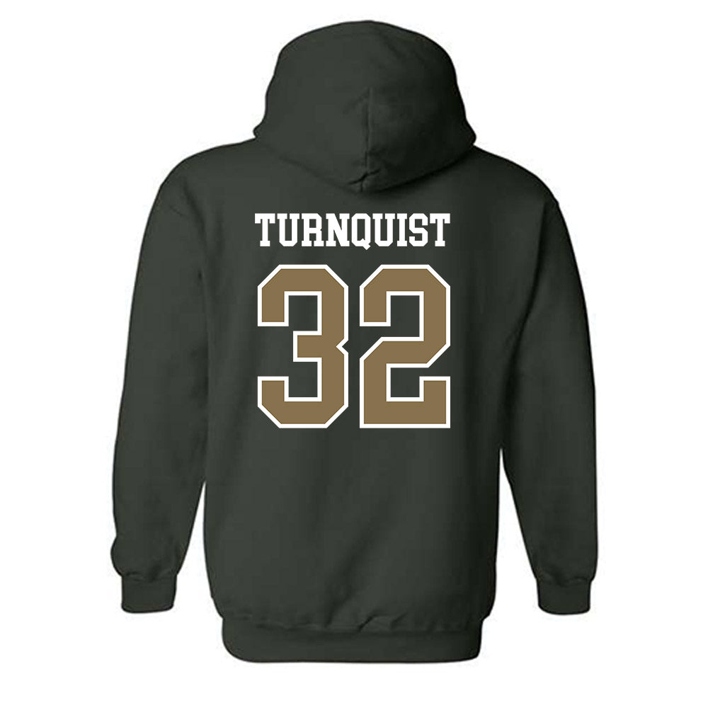 Cal Poly - NCAA Baseball : Carson Turnquist - Classic Shersey Hooded Sweatshirt-1