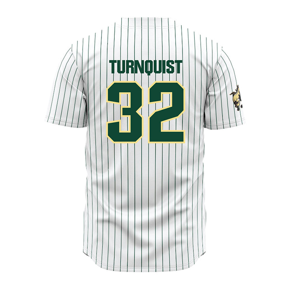 Cal Poly - NCAA Baseball : Carson Turnquist - White Jersey Jersey-1