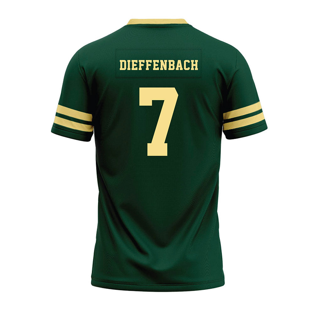 Cal Poly - NCAA Football : Ty Dieffenbach - Green Jersey Premium Football Jersey-1
