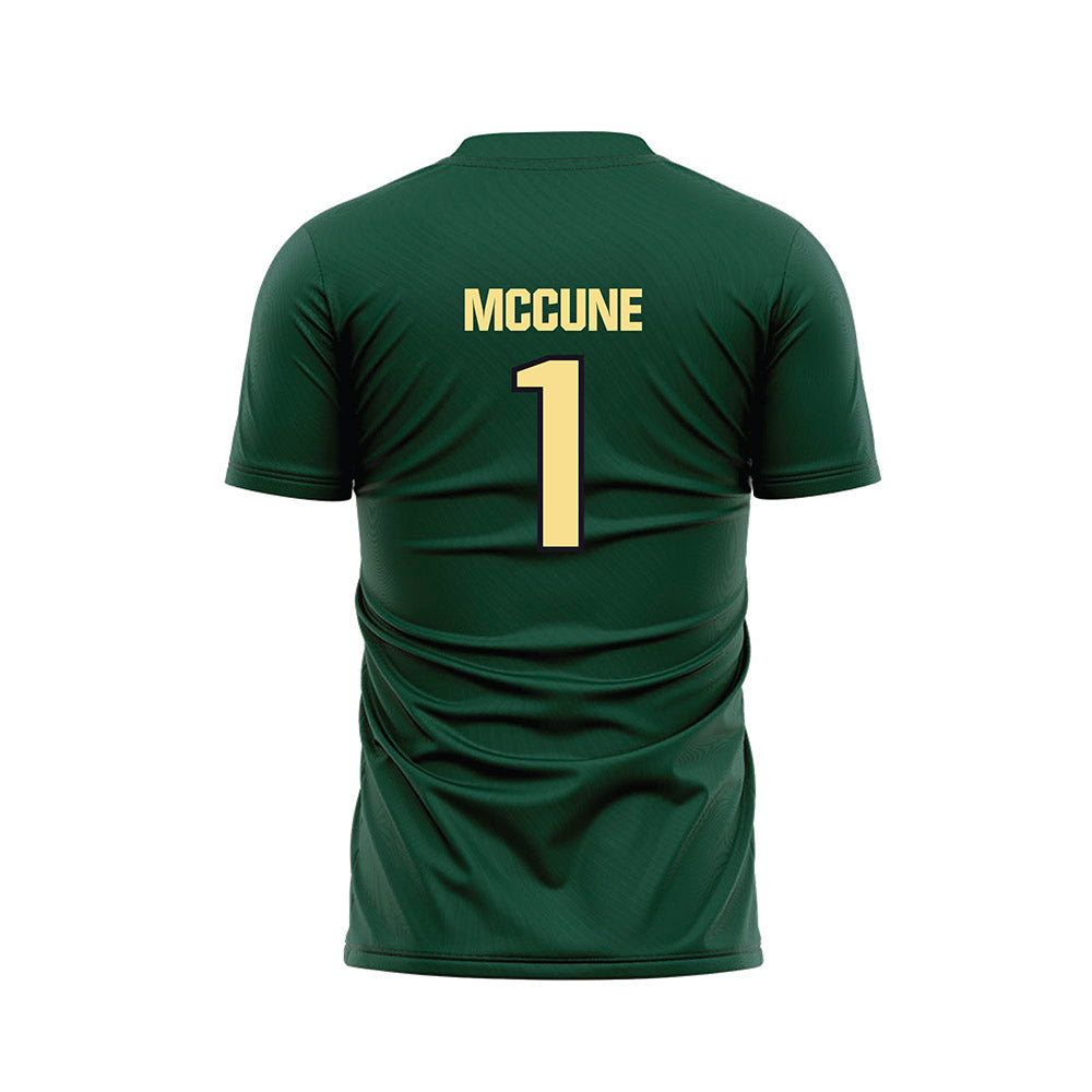 Cal Poly - NCAA Men's Soccer : Nicky Mccune - Green Soccer Jersey-1