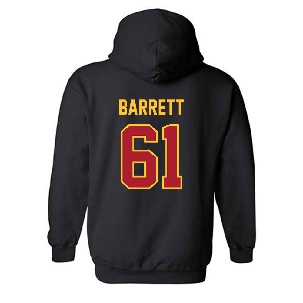 Iowa State - NCAA Football : Dylan Barrett - Sports Shersey Hooded Sweatshirt-1