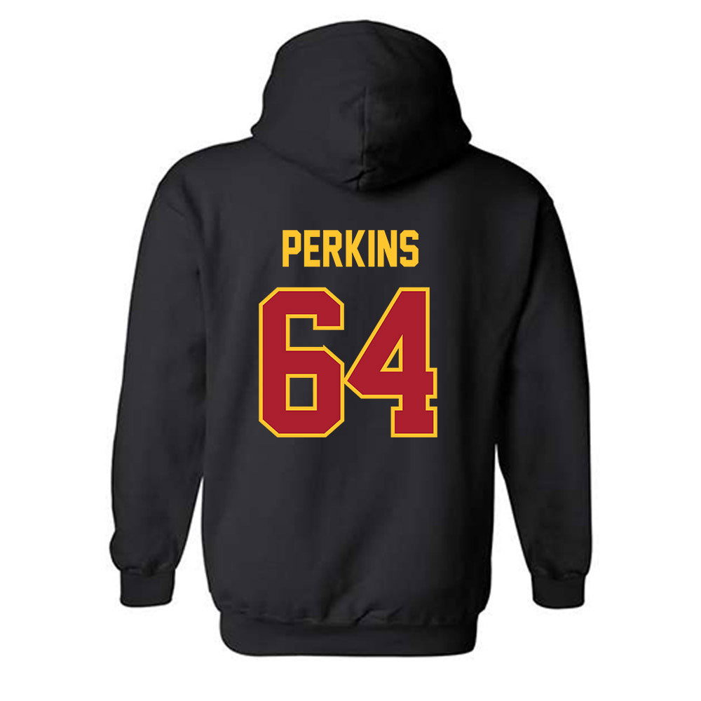 Iowa State - NCAA Football : Sione Perkins - Sports Shersey Hooded Sweatshirt-1