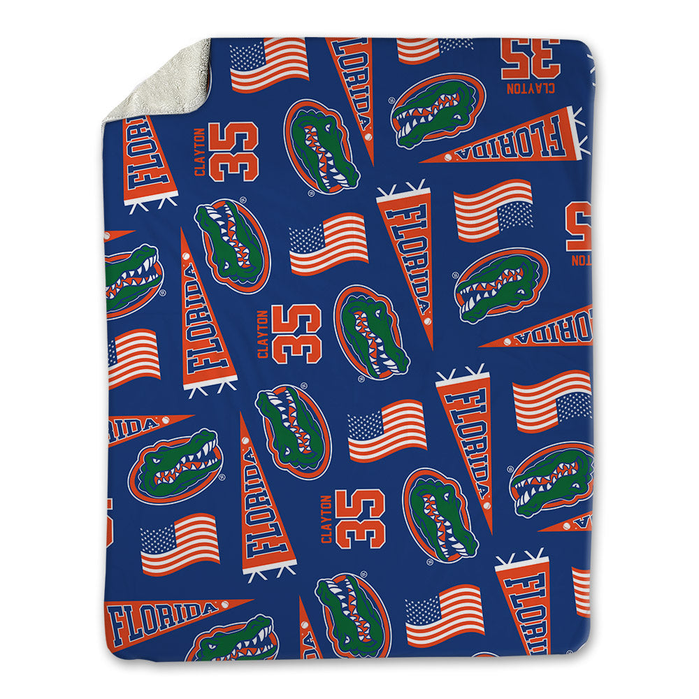 Florida - NCAA Baseball : Brock Clayton - USA Blanket-0