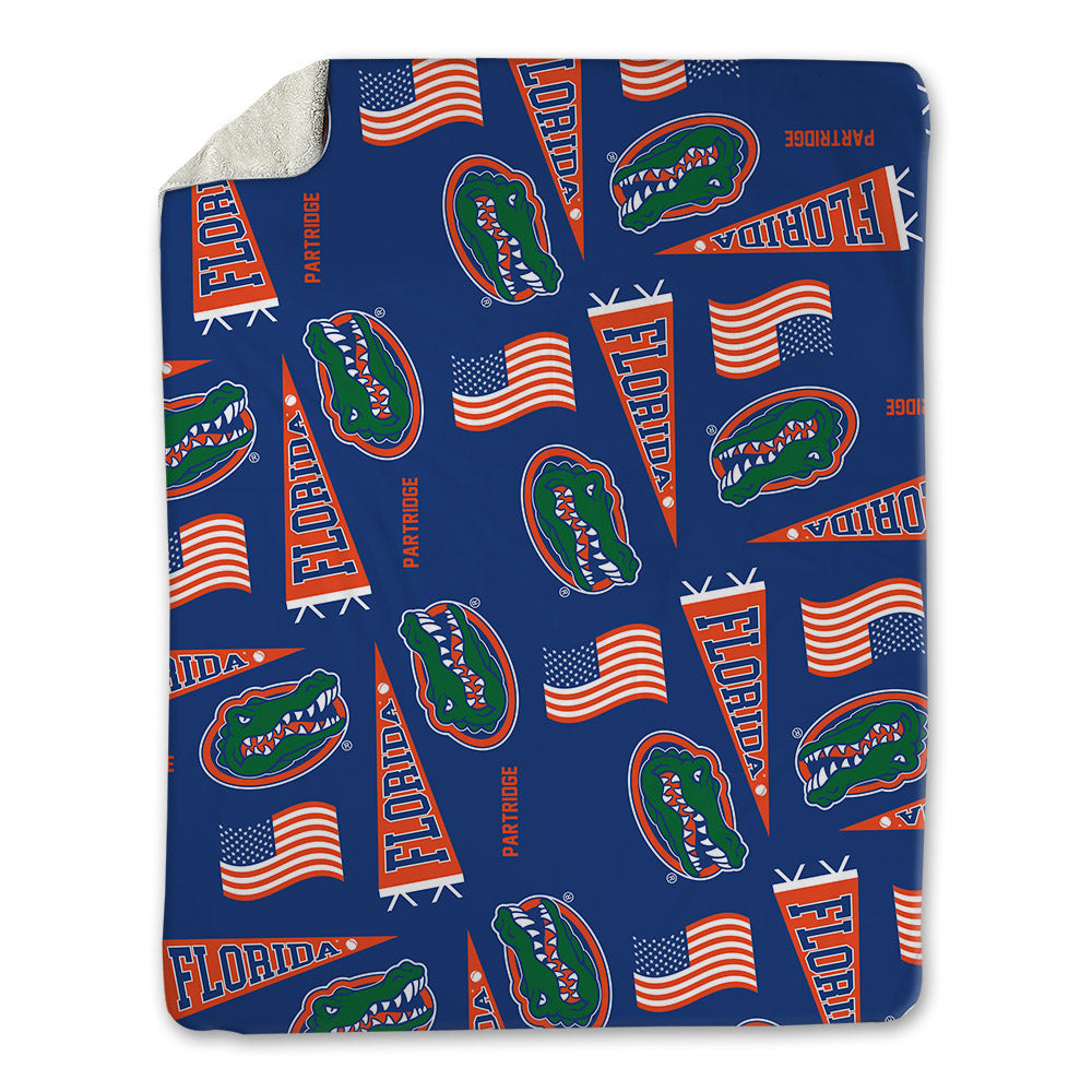 Florida - NCAA Baseball : Nic Partridge - USA Blanket-0