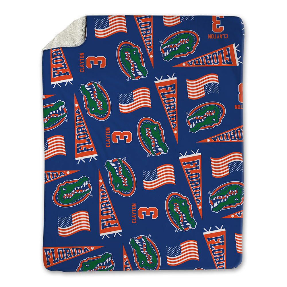 Florida - NCAA Baseball : Patricia Clayton - USA Blanket-0