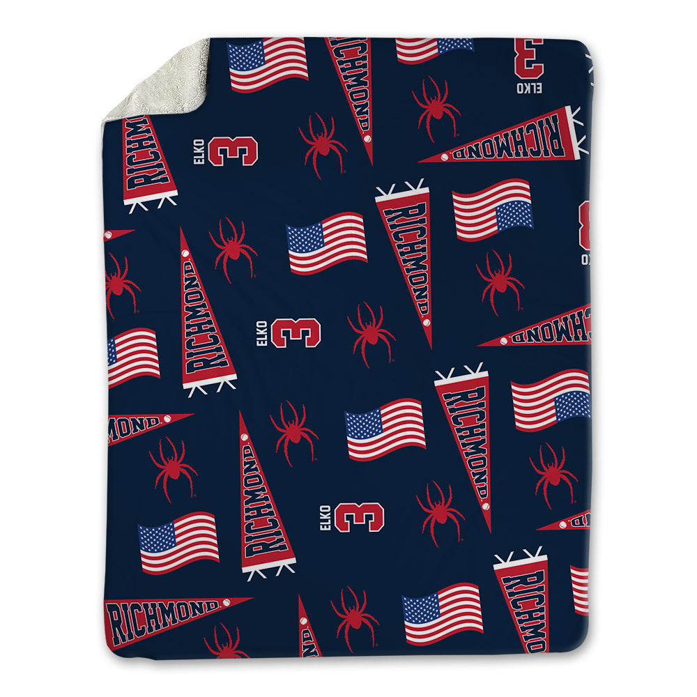Richmond - NCAA Baseball : Michael Elko - USA Blanket-0