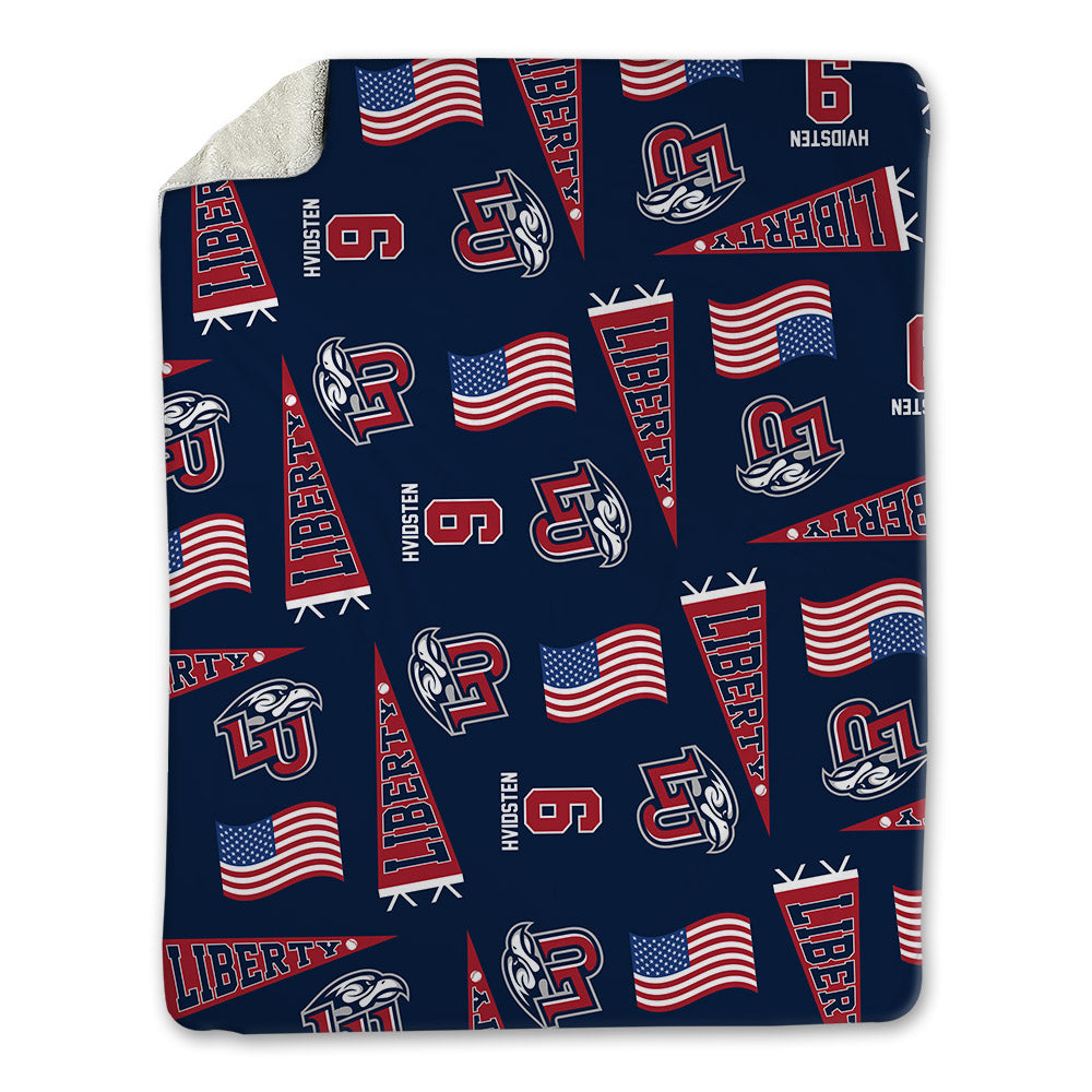 Liberty - NCAA Baseball : Kyle Hvidsten - USA Blanket-0