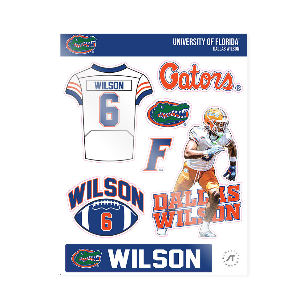Florida - NCAA Football : Dallas Wilson - Sticker Sheet-0