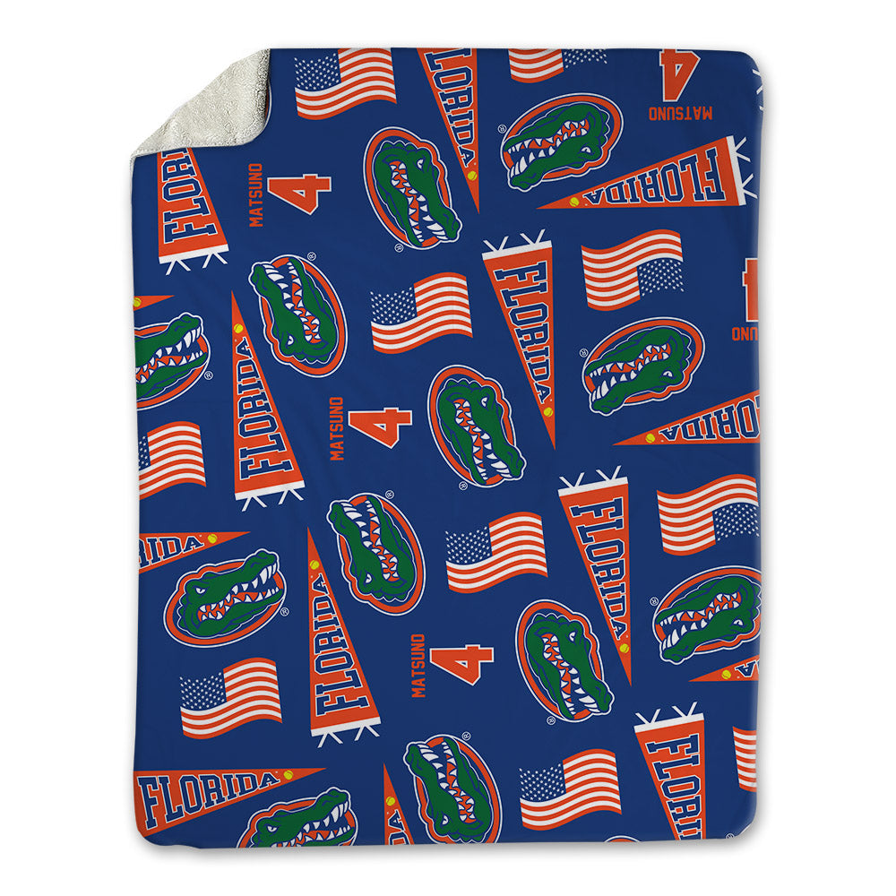 Florida - NCAA Softball : Kalie Matsuno - USA Blanket-0