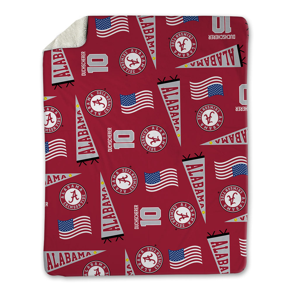 Alabama - NCAA Softball : Abby Duchscherer - USA Blanket-0