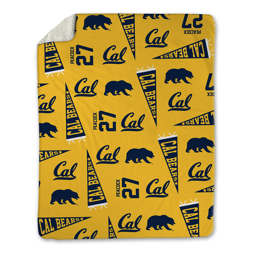 UC Berkeley - NCAA Softball : Taylor Peacock - USA Blanket-0