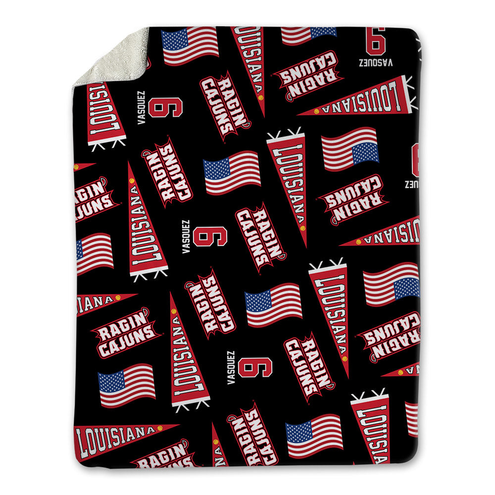 Louisiana - NCAA Softball : Cecilia Vasquez - USA Blanket-0