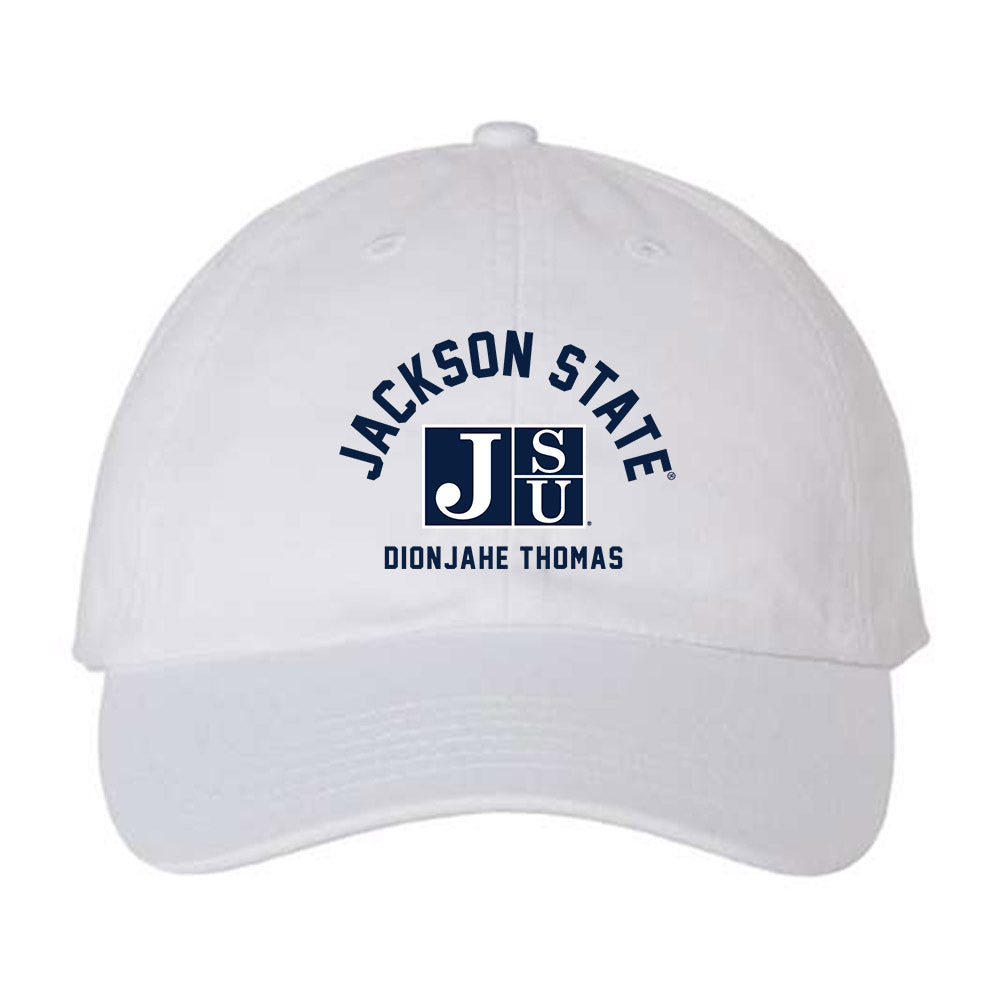 Jackson State - NCAA Men's Basketball : Dionjahe Thomas - Dad Hat-0